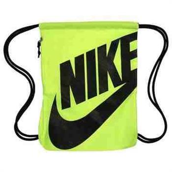 【Nike】時尚Logo標誌抽繩小背包－伏綠色【預購】
