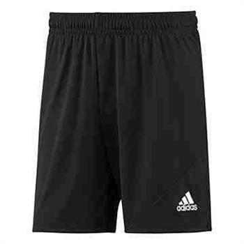 【Adidas】男時尚Striker休閒齊膝短褲－黑色