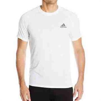 【Adidas】男時尚透氣極限短袖圓領ㄒ恤－白色