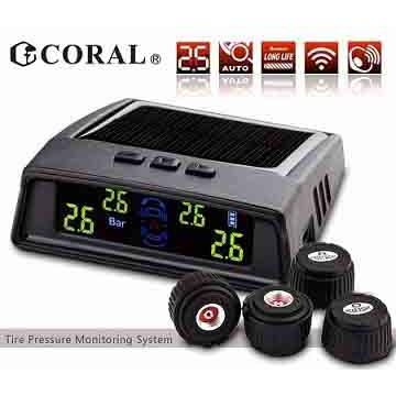 CORAL TPMS－406DIY外置式 太陽能無線胎壓偵測器