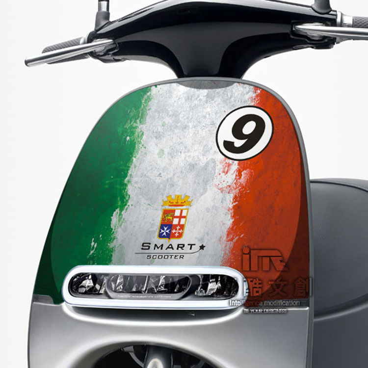 GOGORO面板貼 《潮酷文創》創意保護貼 獨特車貼 車膜 / GR024－義大利