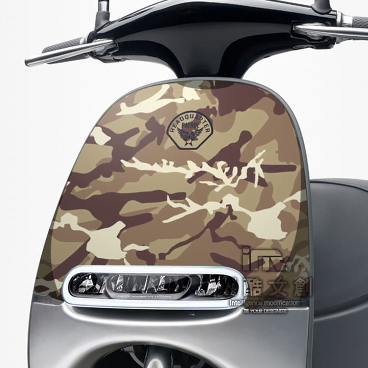 GOGORO面板貼 《潮酷文創》創意保護貼 獨特車貼 車膜 / GR056－勇士