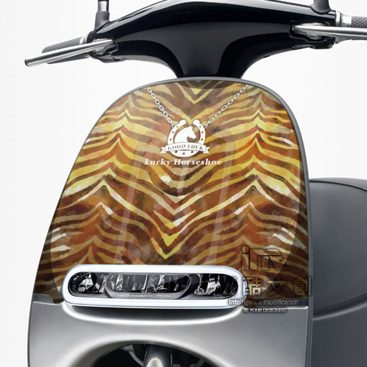 GOGORO面板貼 《潮酷文創》創意保護貼 獨特車貼 車膜 / GR065－幸運馬蹄