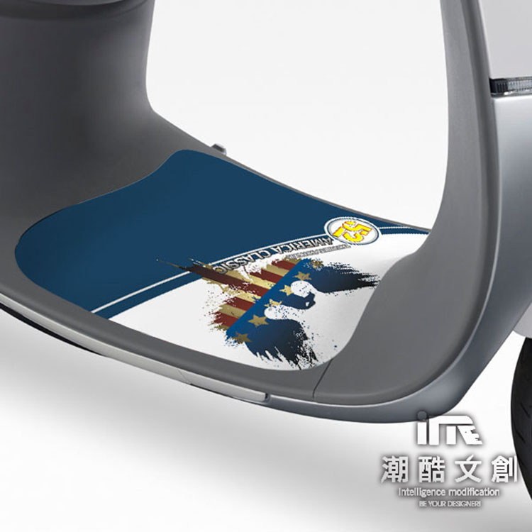 GOGORO腳踏墊貼《潮酷文創》創意保護貼 腳踏板 踏板貼 / GR002－自由之鷹