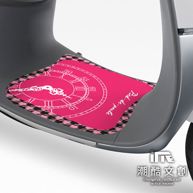 GOGORO腳踏墊貼《潮酷文創》創意保護貼 腳踏板 踏板貼 / GR071－時光軌跡