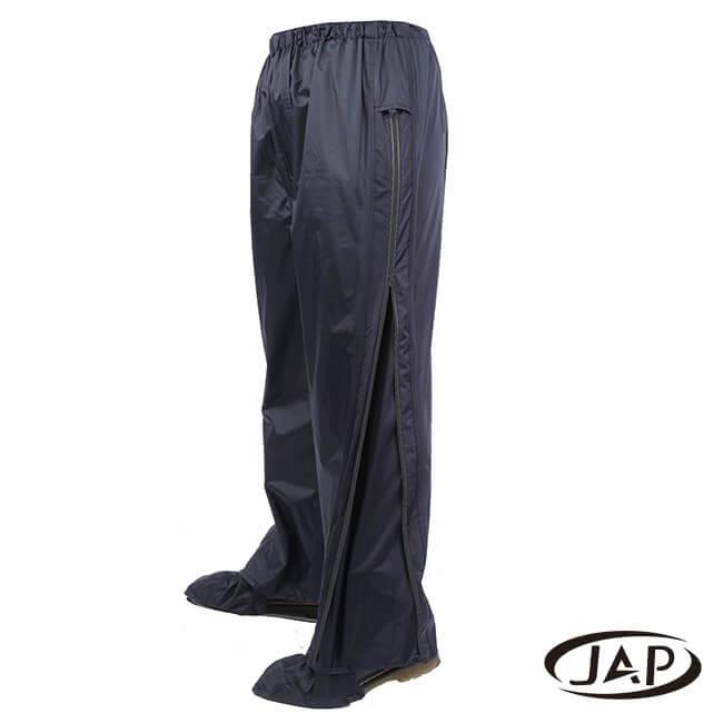 JAP 3D側開立體雨褲（附隱藏式鞋套）－黑色 YW－R117 - YW-R117-2X