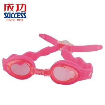【SUCCESS 成功】S604兒童全矽膠泳鏡－紅