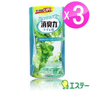 ST雞仔牌 新浴廁消臭力強－蘋果薄荷400ml 3入組ST－115037