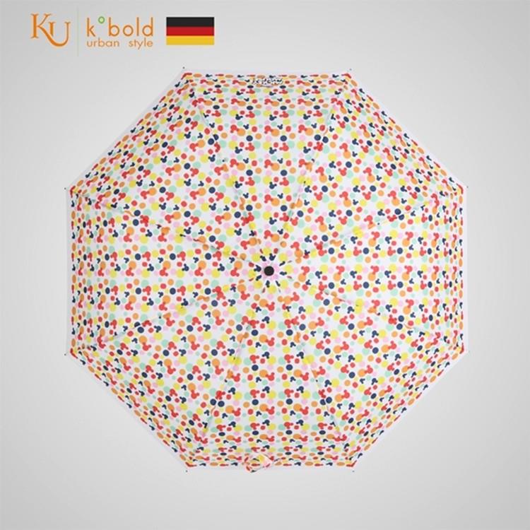 【德國kobold】迪士尼官方授權－晴雨兩用傘－米奇糖果屋－白