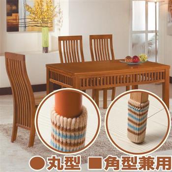 日式條紋長筒椅腳套－4枚入×12組