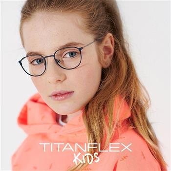 【TITANFLEX Kids】德國超彈性鈦金屬兒童眼鏡框 830114 （共四色）