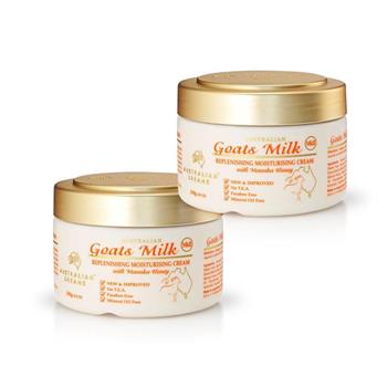 【澳洲 G&M】MKII金蓋山羊奶養護滋潤霜含曼努考蜂蜜(2入組 250g/罐)