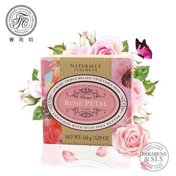 英國賽玫特自然歐洲乳油木香皂－玫瑰花瓣150g