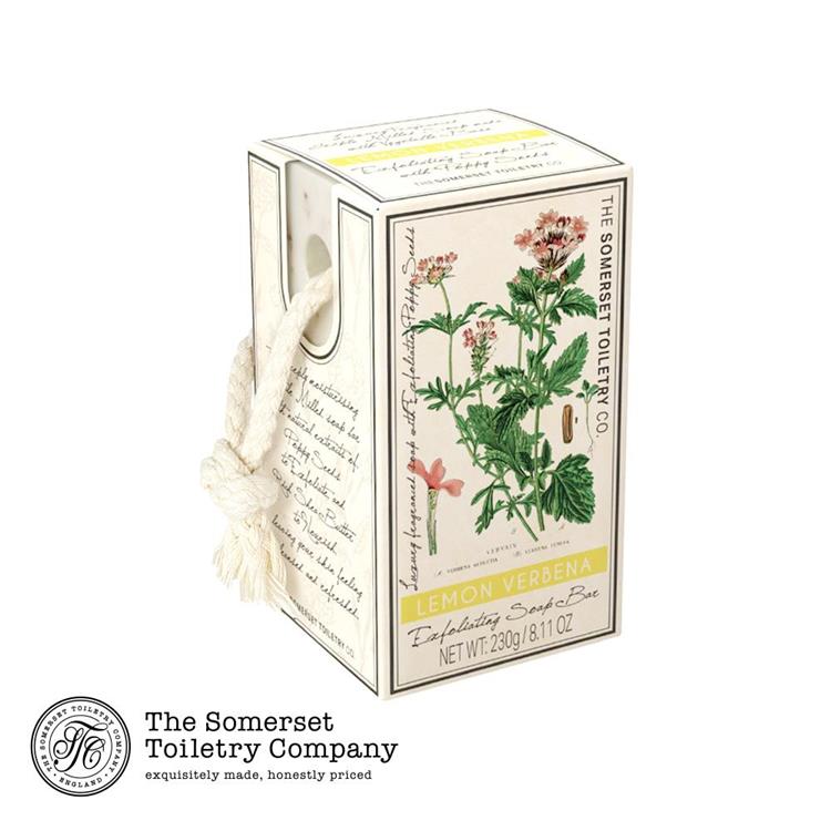 英國賽玫特罌粟籽去角質植物皂（掛繩）－檸檬馬鞭草230g