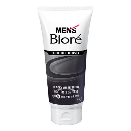 【箱購】Mens Biore 男性專用黑白柔珠洗面乳100g x 12條
