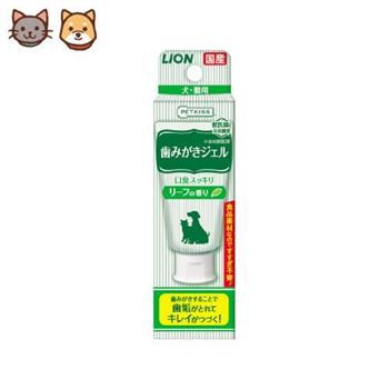 日本獅王親親寵物牙膏－綠葉清香