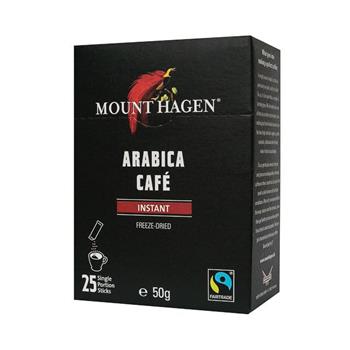 【Mount Hagen】公平貿易即溶咖啡粉2盒優惠組（2g x 25 x 2盒）