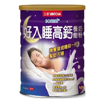 三多 罐裝好入睡高鈣機能奶粉（750g/罐）熱熱喝更好喝;有效提供睡眠品質