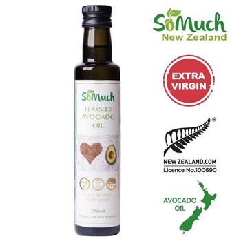 【壽滿趣－Somuch】紐西蘭頂級冷壓初榨亞麻仁酪梨油（250ml）