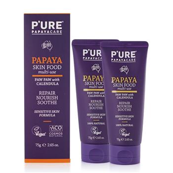 【澳洲 Pure Papayacare】木瓜軟膏含金盞花 （2入組 75g/條）