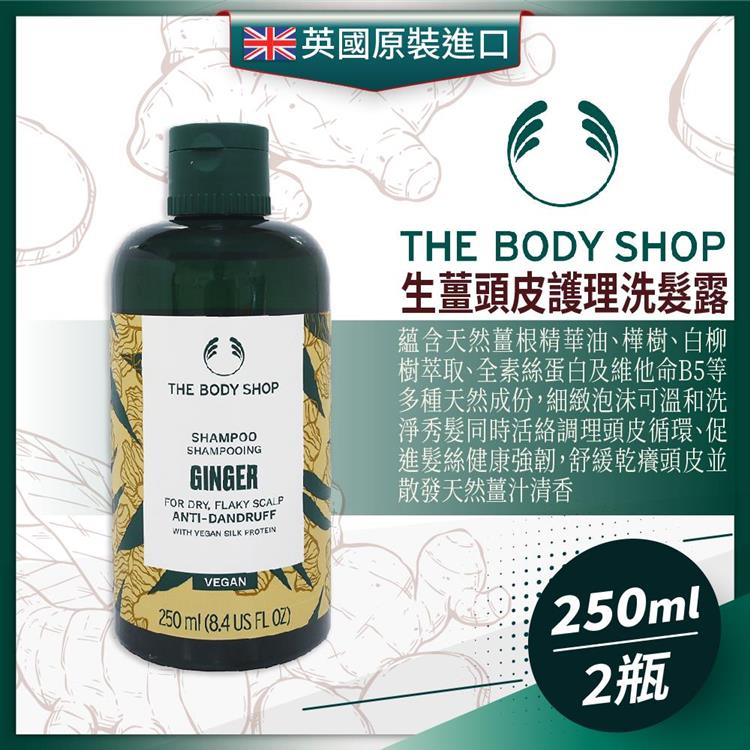 英國THE BODY SHOP 生薑頭皮護理洗髮露250ML－2瓶組 - 生薑250ML-2瓶