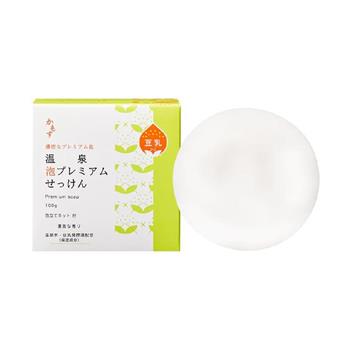 KAMOSU 溫泉豆乳濃密泡沫洗顏皂 100g《日藥本舖》