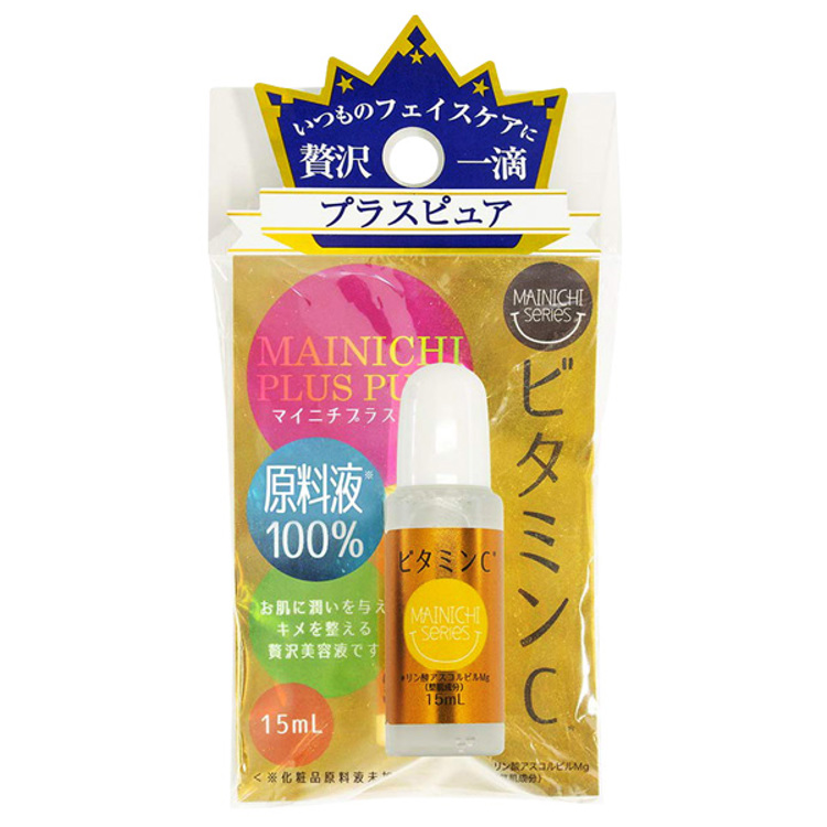 Japan Gals MAINICHI 新保濕原液15ml 維他命C《日藥本舖》