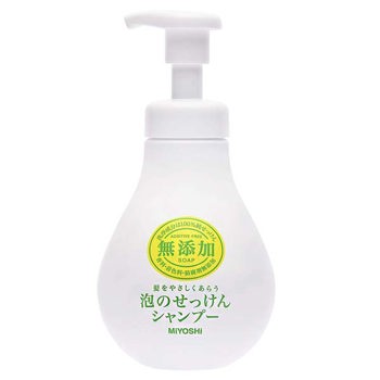 MIYOSHI 無添加蓖麻油泡沫洗髮乳500ml《日藥本舖》