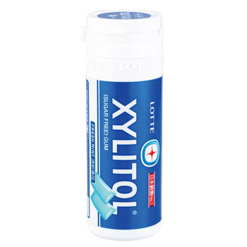 LOTTE XYLITOL 木糖醇無糖口香糖-清新薄荷(迷你瓶)26.1g《日藥本舖》