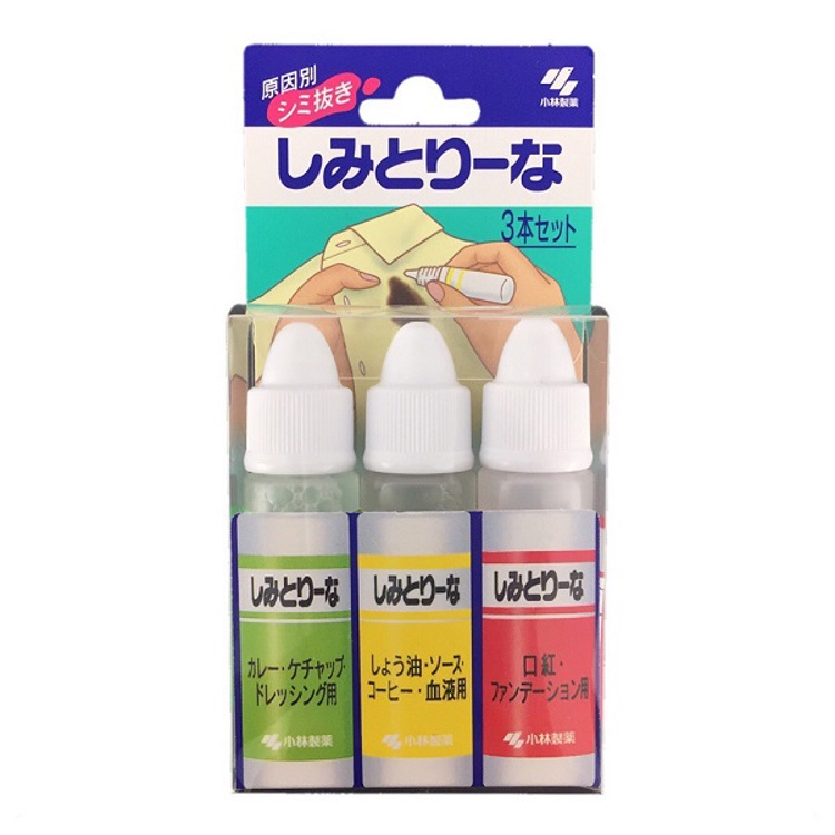 小林製藥 攜帶用衣物應急去污瓶10mlx3P《日藥本舖》