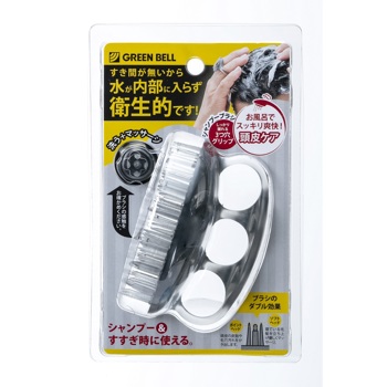 日本綠鐘SE美髮按摩機能洗頭梳SE026《日藥本舖》