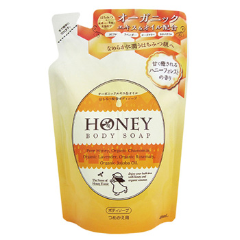 GG 蜂蜜沐浴乳-補充包400ml《日藥本舖》
