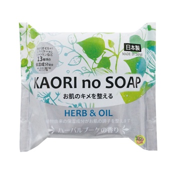 KAORI 保濕潔膚皂100g草本香《日藥本舖》