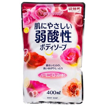 弱酸性沐浴乳補充包 玫瑰400ml《日藥本舖》