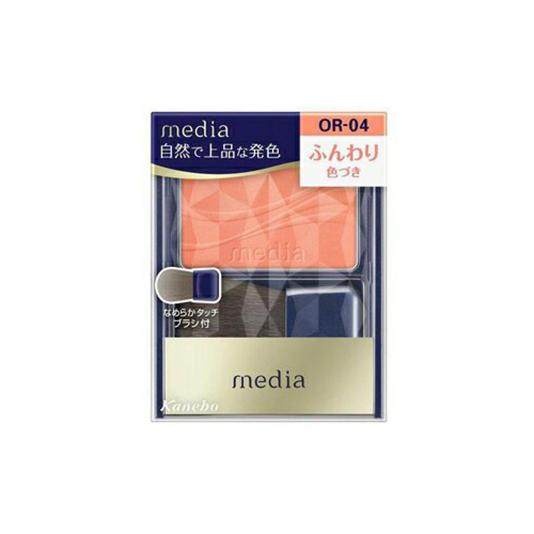 Media 媚點優雅柔光頰彩2.8g OR04《日藥本舖》