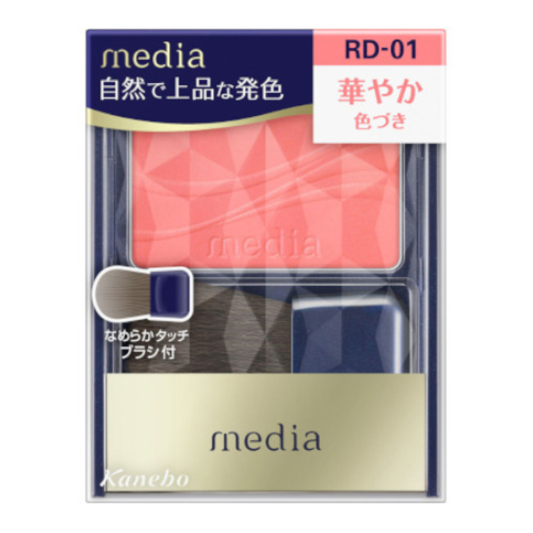 Media 媚點優雅柔光頰彩2.8g RD01《日藥本舖》