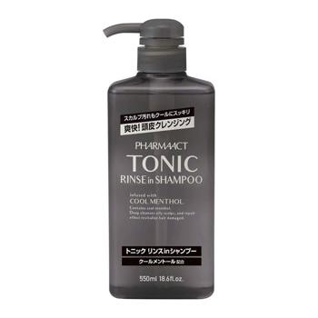 Pharmaact TONIC 頭皮沁涼潤絲洗髮精550mL《日藥本舖》