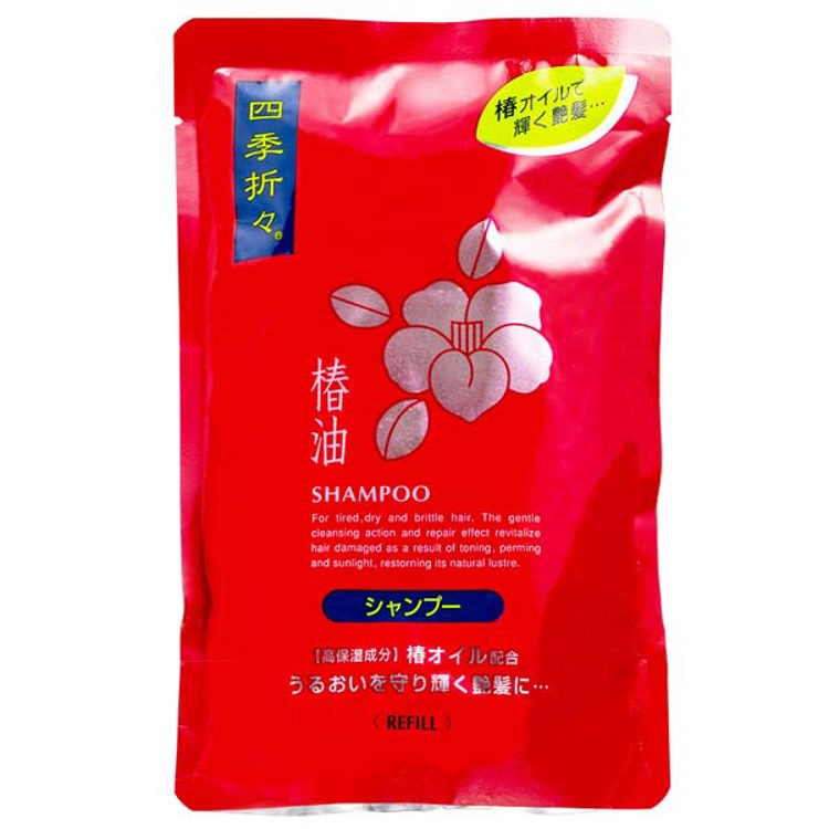 Shikioriori 紅椿花洗髮精補充包450ml《日藥本舖》