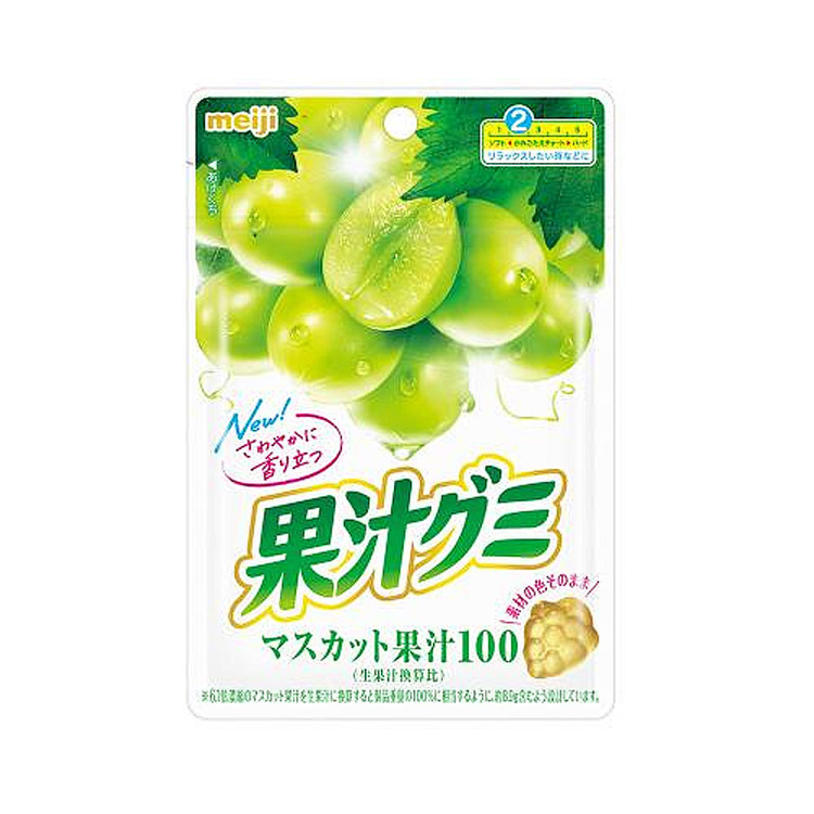 明治 果汁QQ軟糖54g麝香葡萄《日藥本舖》