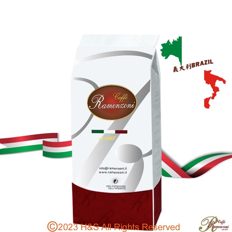【RAMENZONI雷曼佐尼】義大利BRAZIL烘製咖啡豆(250克)