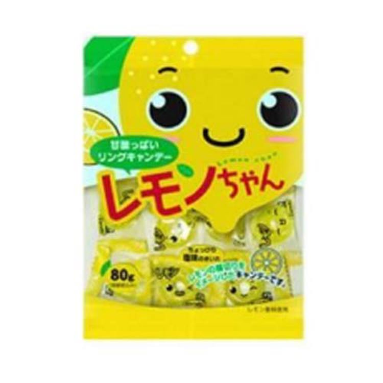 川口製果 新2Lemon Chan檸檬圈圈糖70g《日藥本舖》