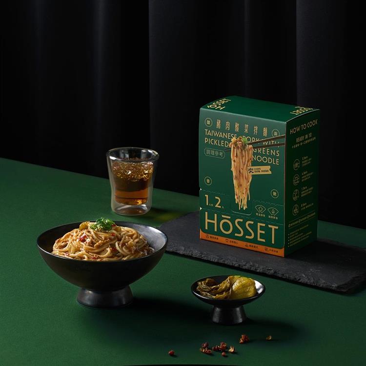 HōSSET 虎勢 豬肉酸菜拌麵 (2入/盒)