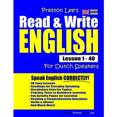 Preston Lee's Read & Write English Lesson 1 - 40 For Dutch Speakers (British Version) | 拾書所