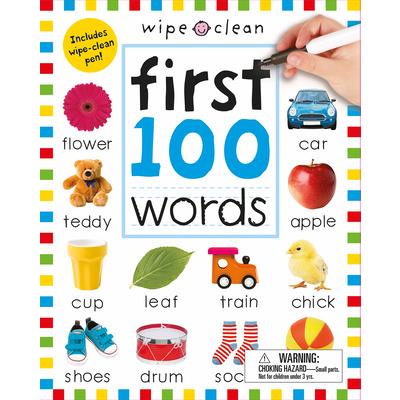 Wipe Clean: First 100 Words (Enclosed Spiral Binding) | 拾書所