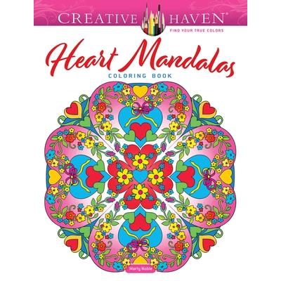 Creative Haven Heart Mandalas Coloring Book