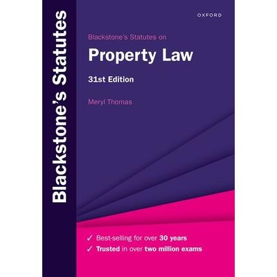 Blackstone’s Statutes on Property Law