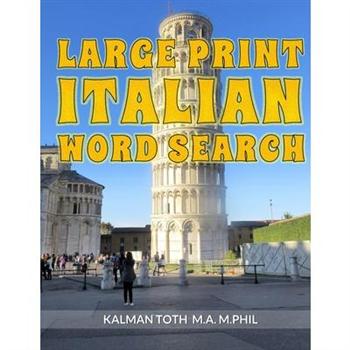Large Print Italian Word Search
