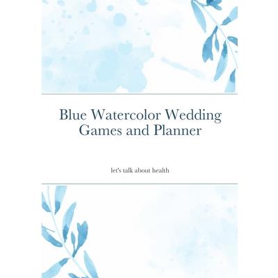 Blue Watercolor Wedding Games and Planner | 拾書所