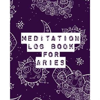 Meditation Log Book for Aries