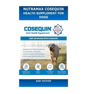Nutramax Cosequin Maximum Strength Joint Health Supplement for Dogs - With Chondroitin, Hyaluronic Acid, Glucosamine, MSM, and 150 Chewable Tablets